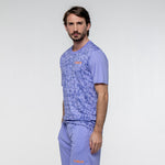 SIUX Cyber Lilac Shirt model view - Onyx & Bloom Sports