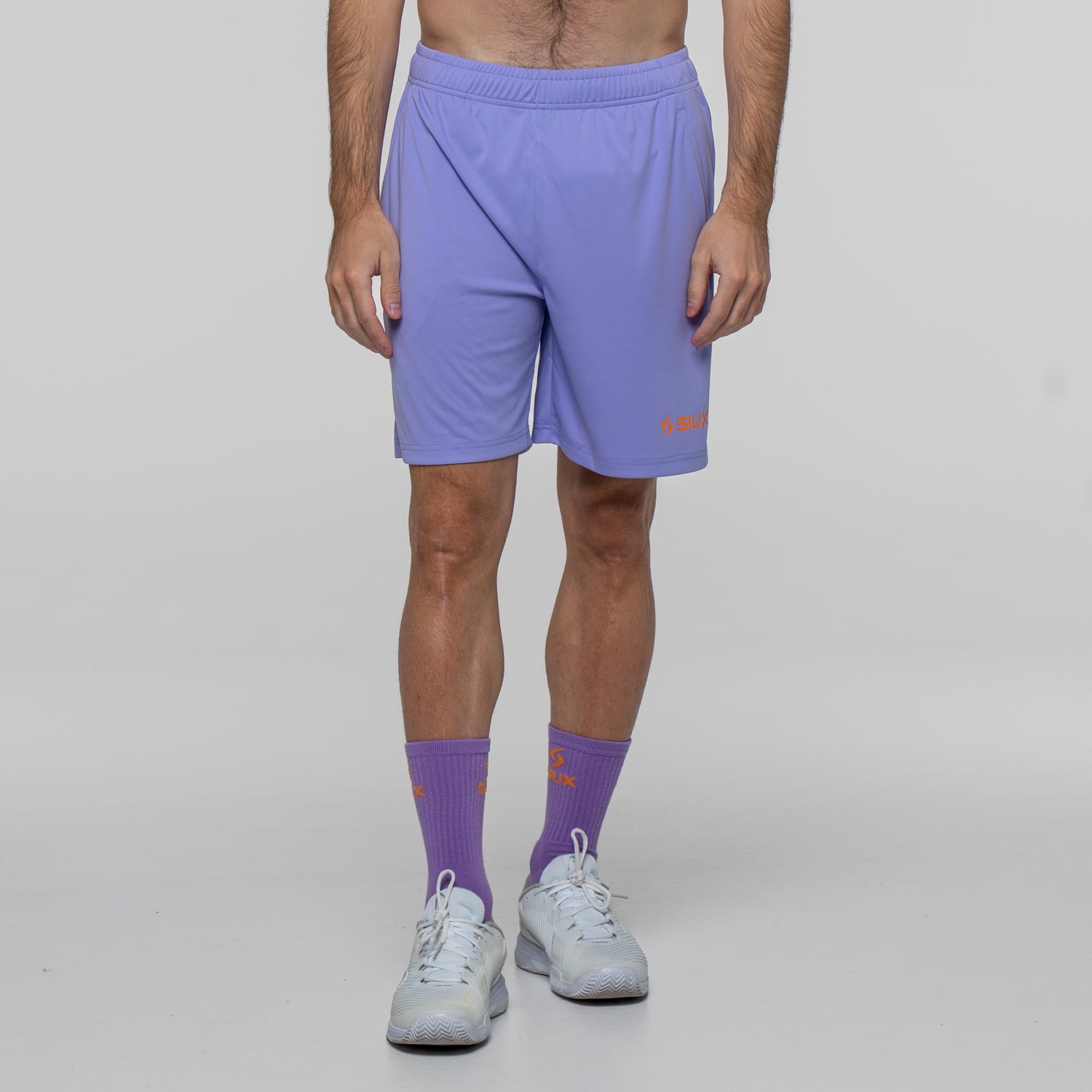 SIUX Cyber 2026 Men's Padel Shorts in Lilac - Premium padel clothing - Onyx & Bloom