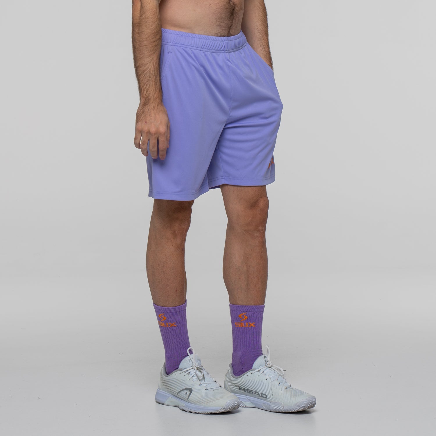 SIUX Cyber Lilac Shorts back - Onyx & Bloom Sports