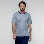 SIUX Wave Gray Shirt model view - Onyx & Bloom Sports