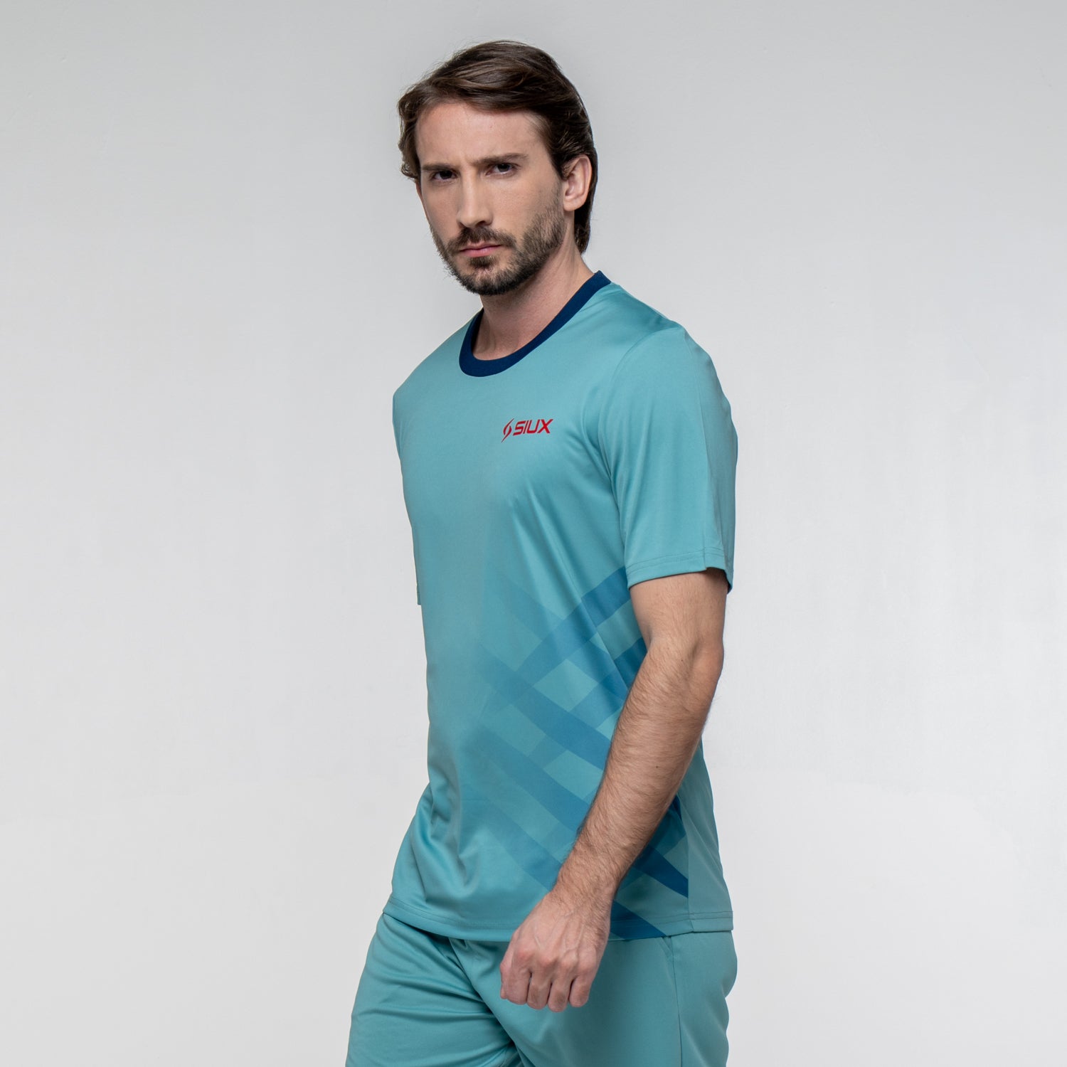 SIUX Wave Green Shirt front - Onyx & Bloom Sports