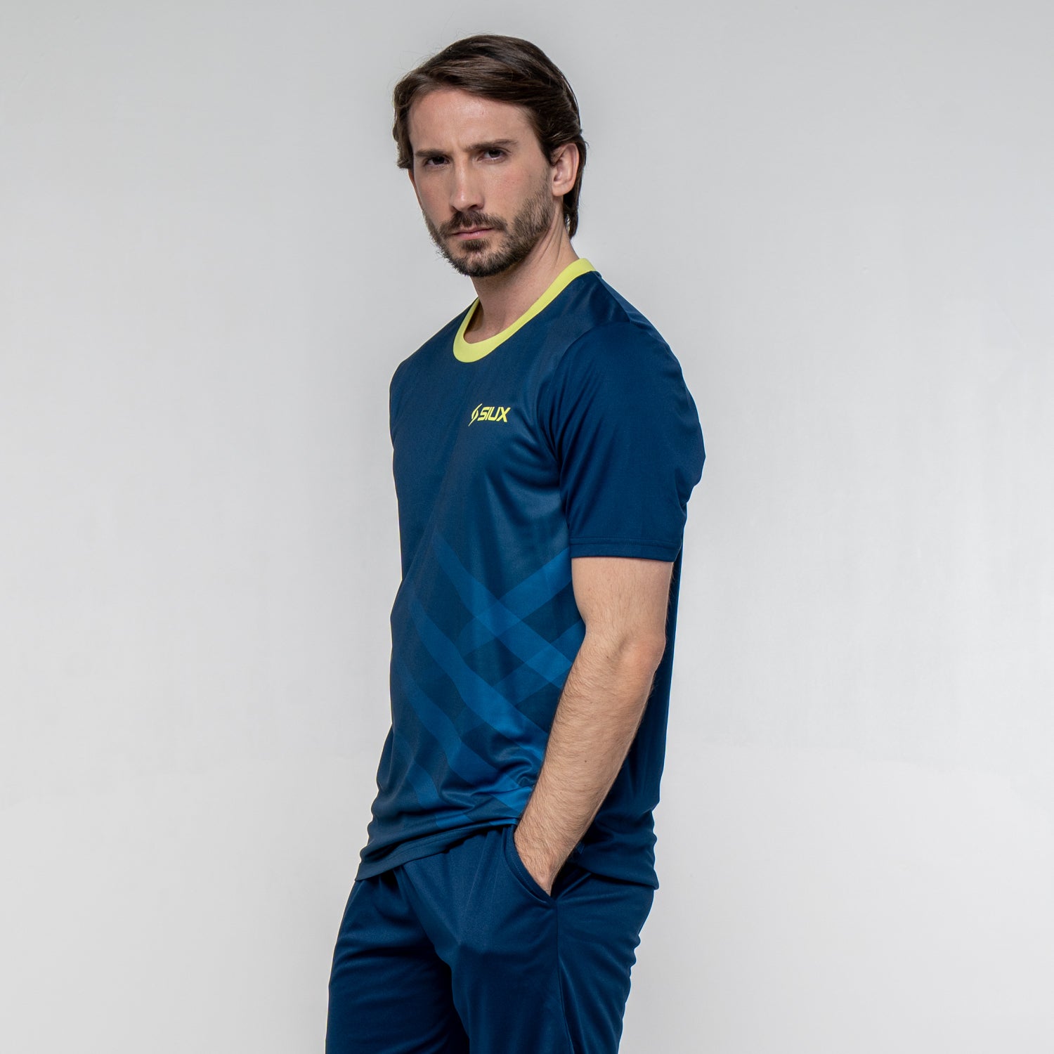SIUX Wave Marine Shirt detail - Onyx & Bloom Sports