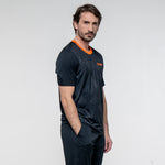 SIUX Bali Black Shirt model view - Onyx & Bloom Sports