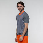 SIUX Bali Gray Shirt model view - Onyx & Bloom Sports