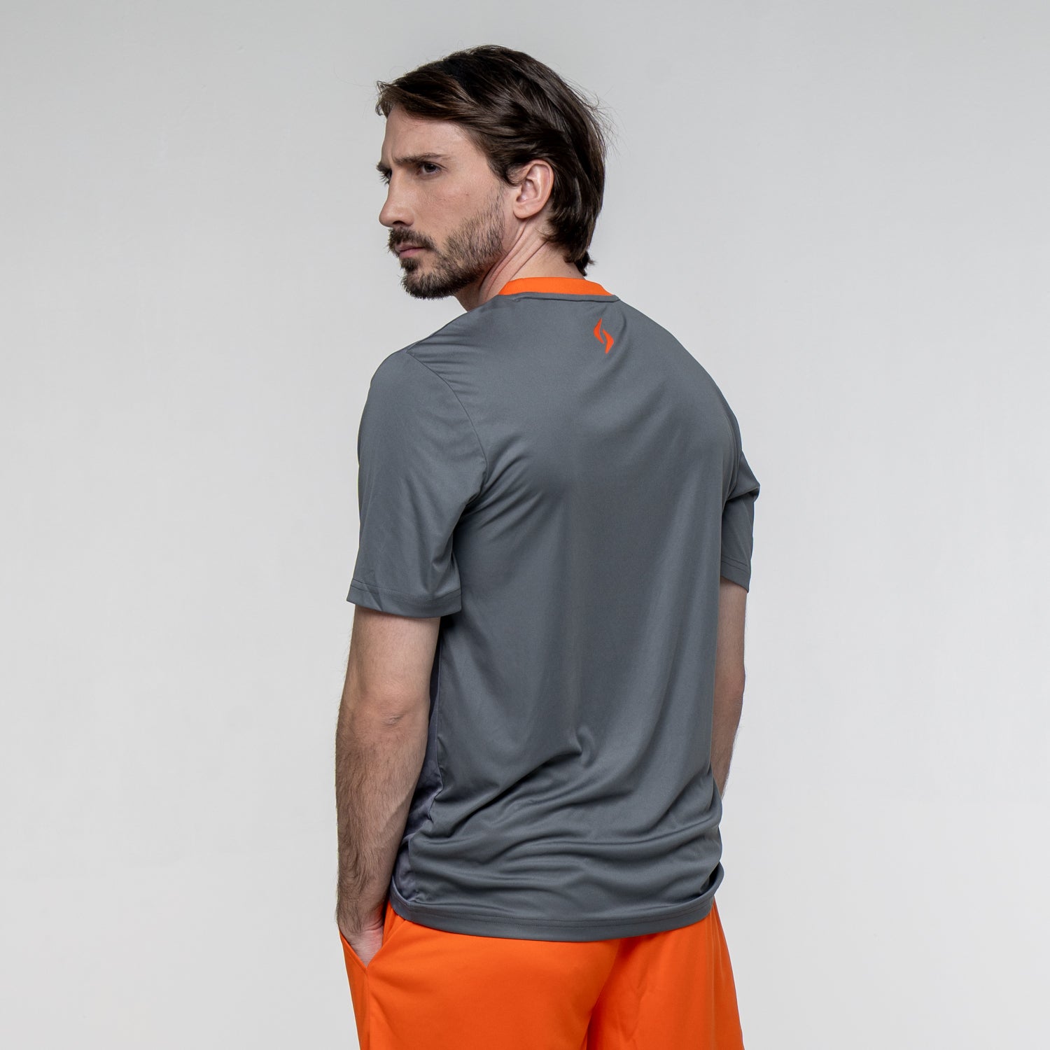 SIUX Bali Gray Shirt back - Onyx & Bloom Sports