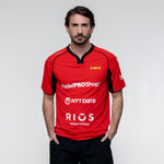 SIUX Electra X Stupa 2026 Padel Shirt in Red - Premium padel clothing - Onyx & Bloom