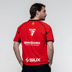 SIUX Electra Stupa Red Shirt back - Onyx & Bloom Sports