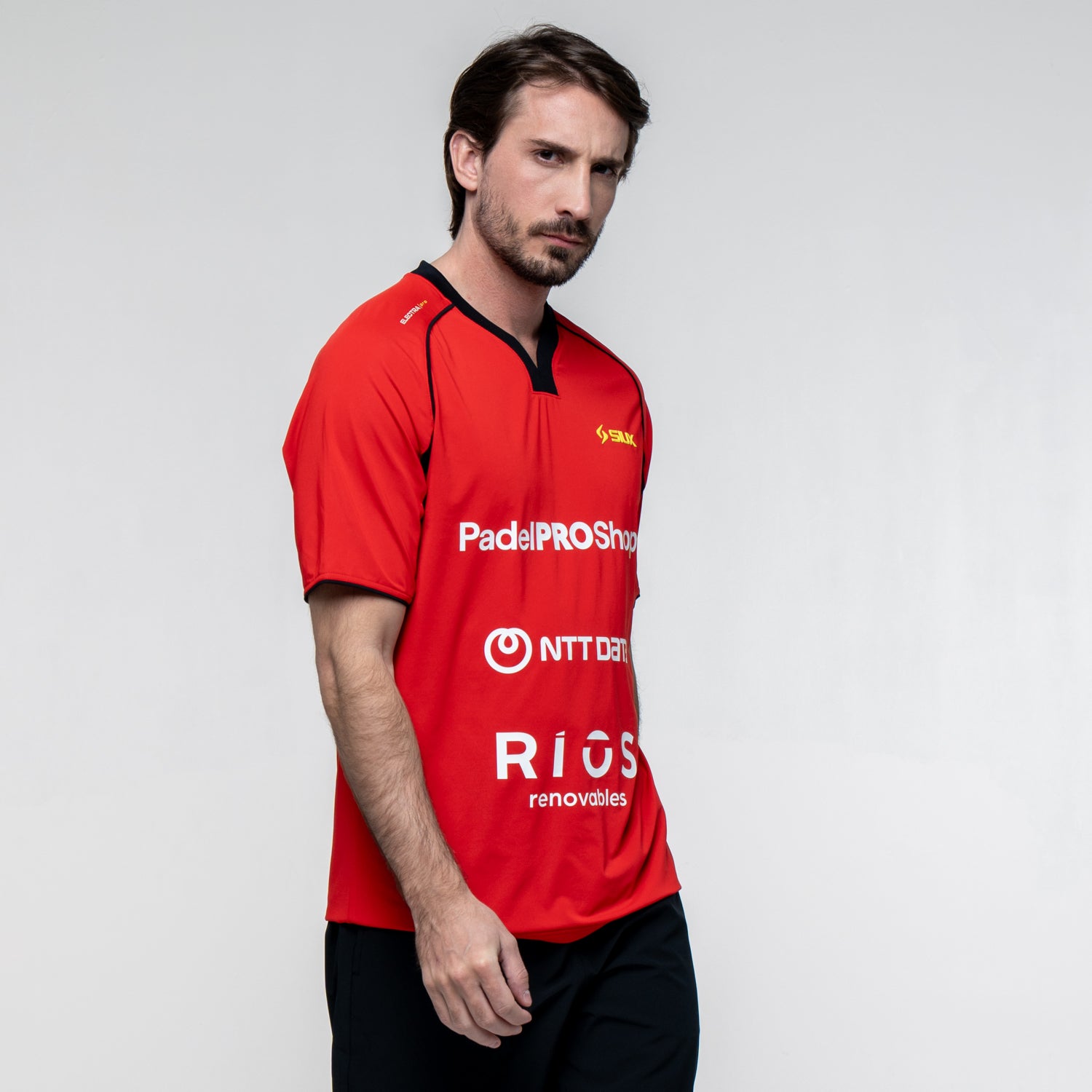 SIUX Electra Stupa Red Shirt front - Onyx & Bloom Sports