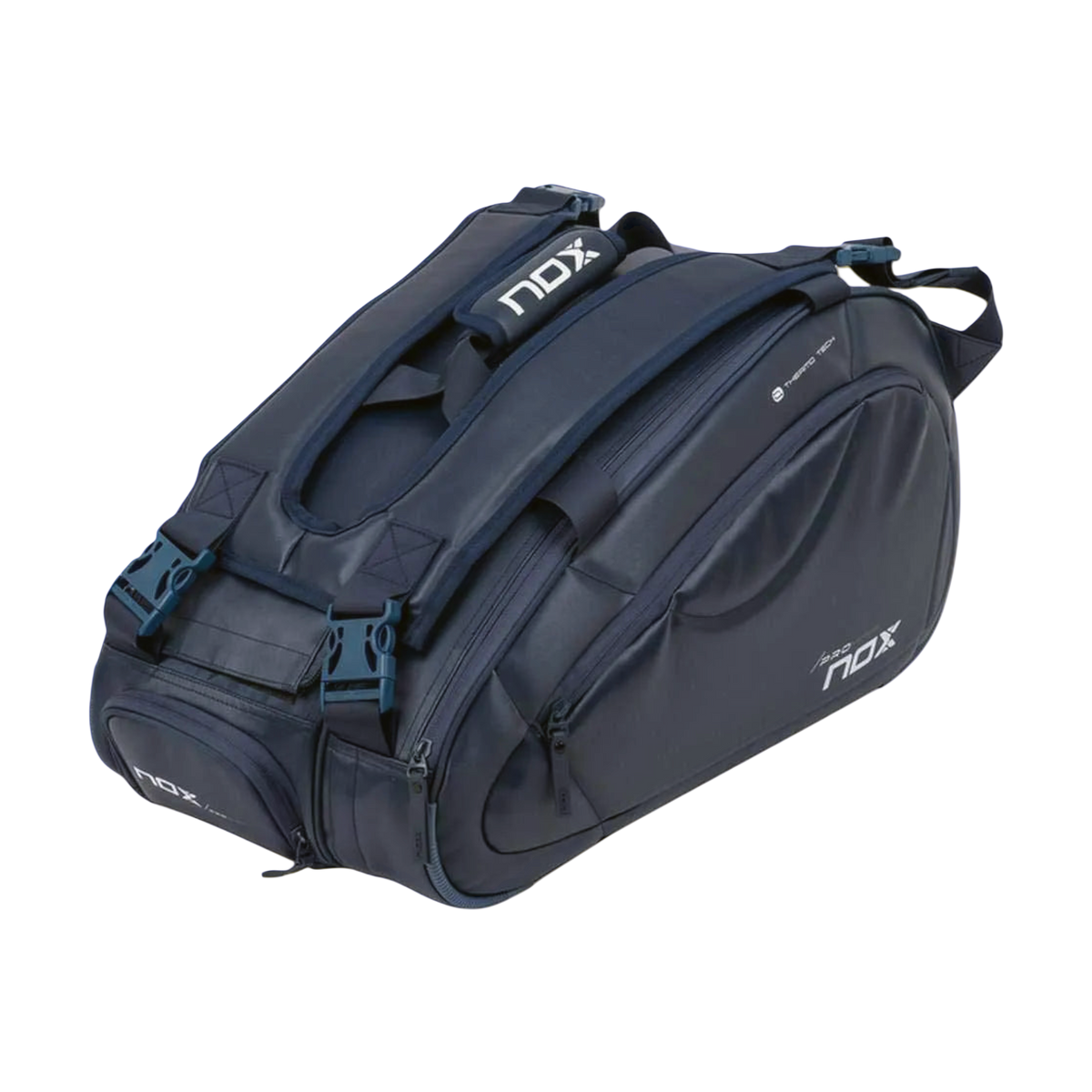NOX Pro Series Padel Racket Bag Blue Side View - Onyx & Bloom Sports