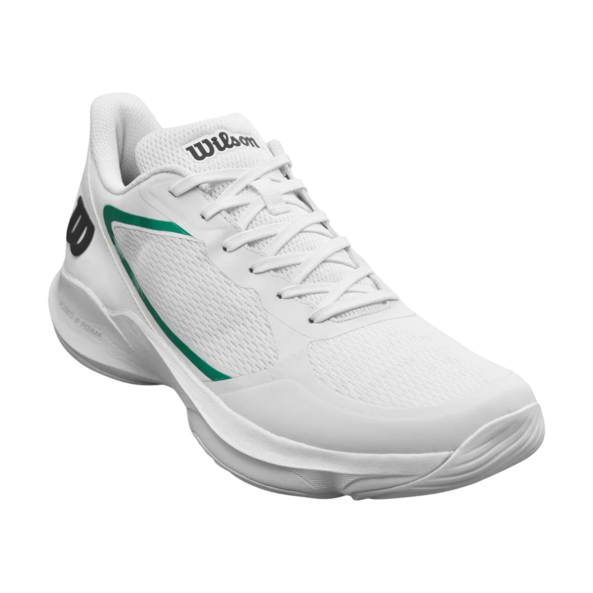 Wilson Hurakn Lite Padel Shoes White Side View - Onyx & Bloom Sports