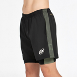 Bullpadel Pingu 2in1 Shorts side - Onyx & Bloom Sports