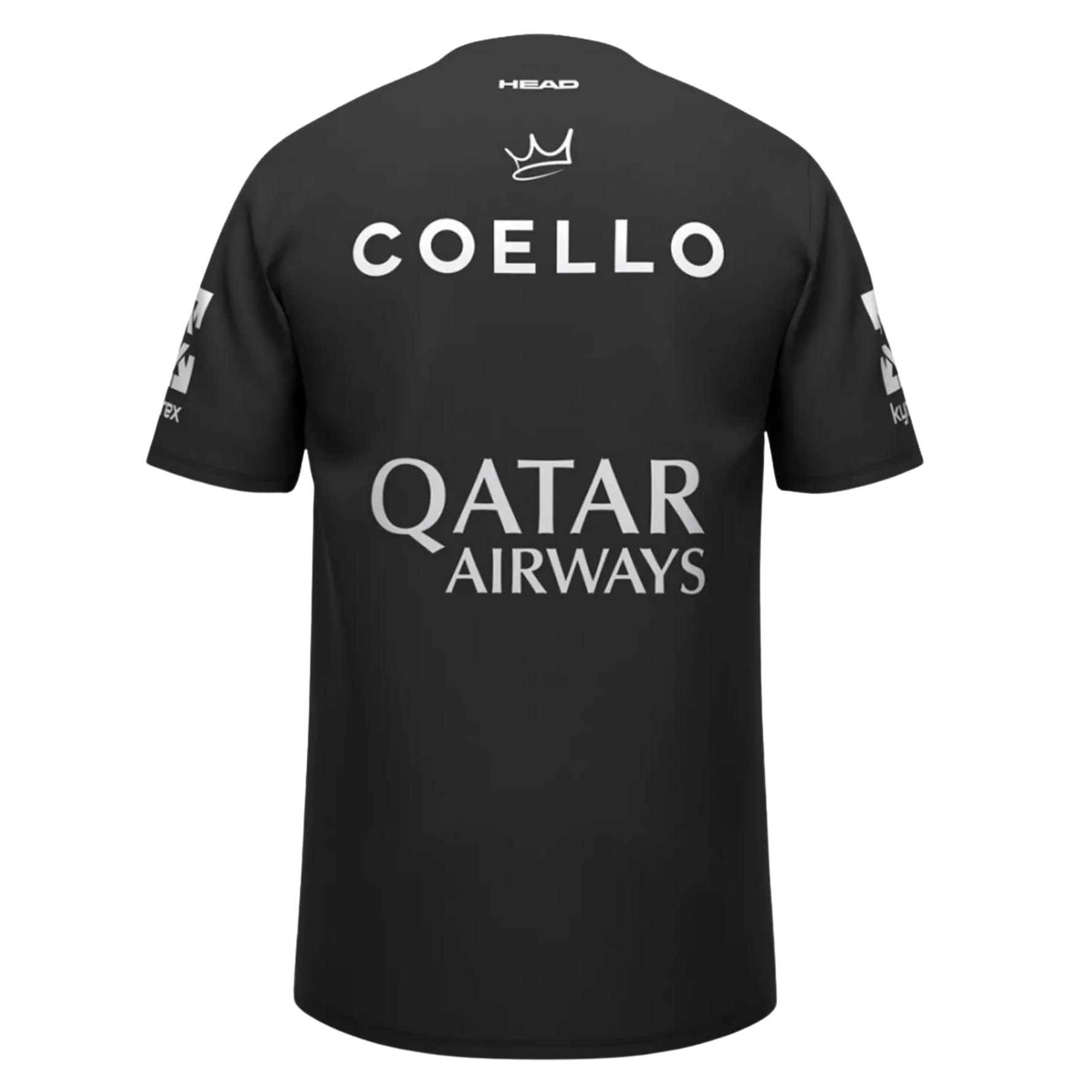 HEAD Arturo Coello T-Shirt detail - Onyx & Bloom Sports