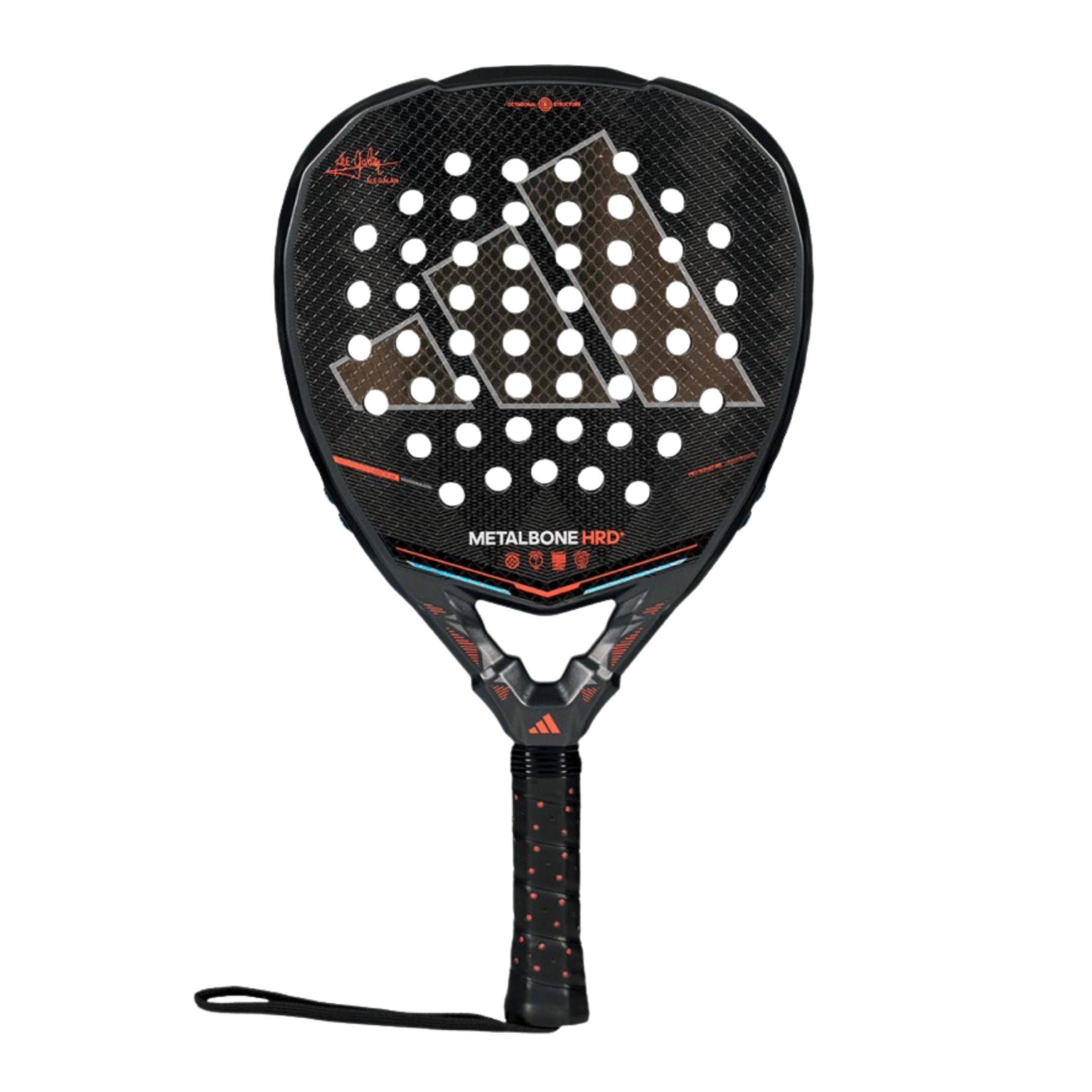 Adidas Metalbone HRD Plus 2026 Padel Racket - Professional padel racket - Onyx & Bloom