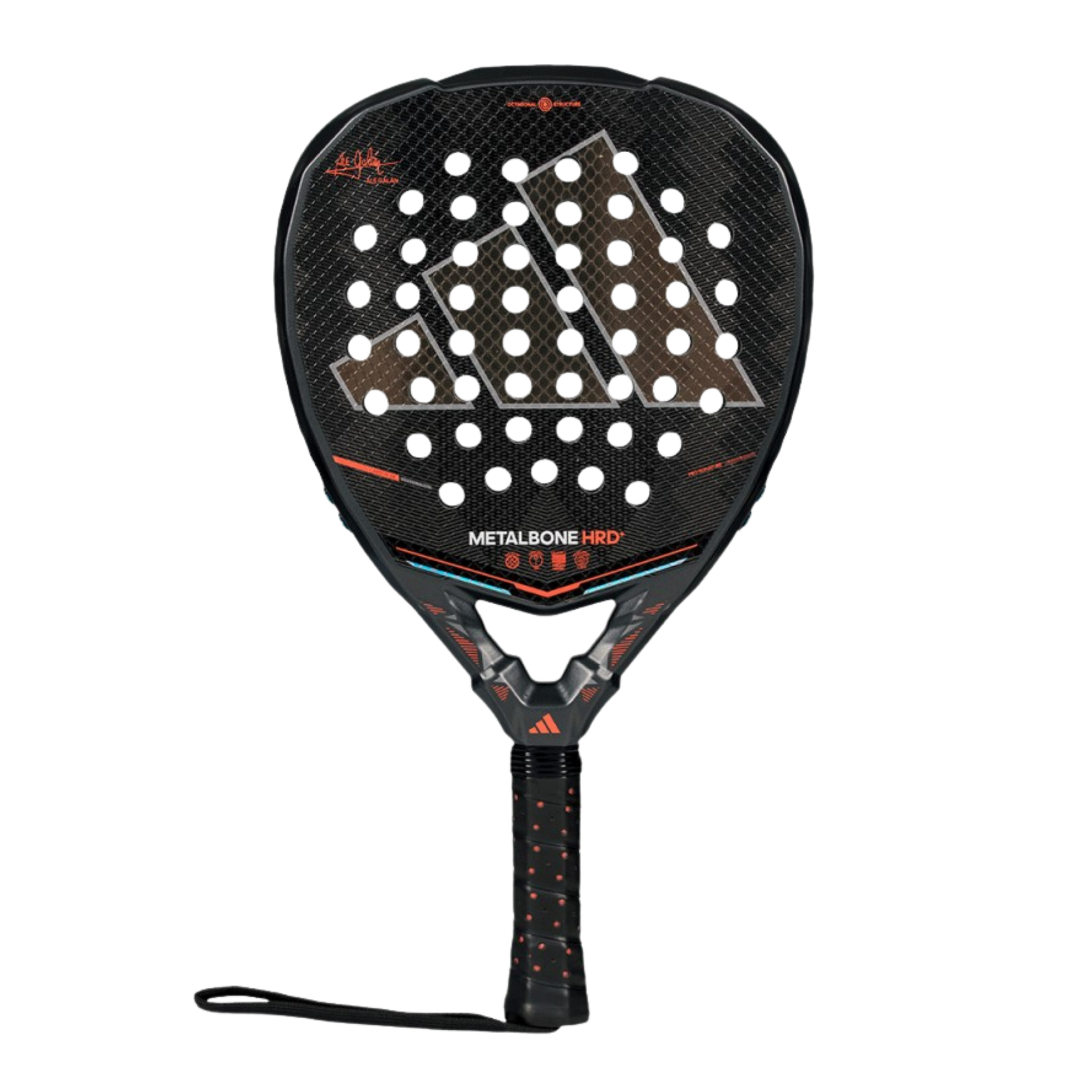 Adidas Metalbone HRD Plus 2026 Padel Racket - Professional padel racket - Onyx & Bloom