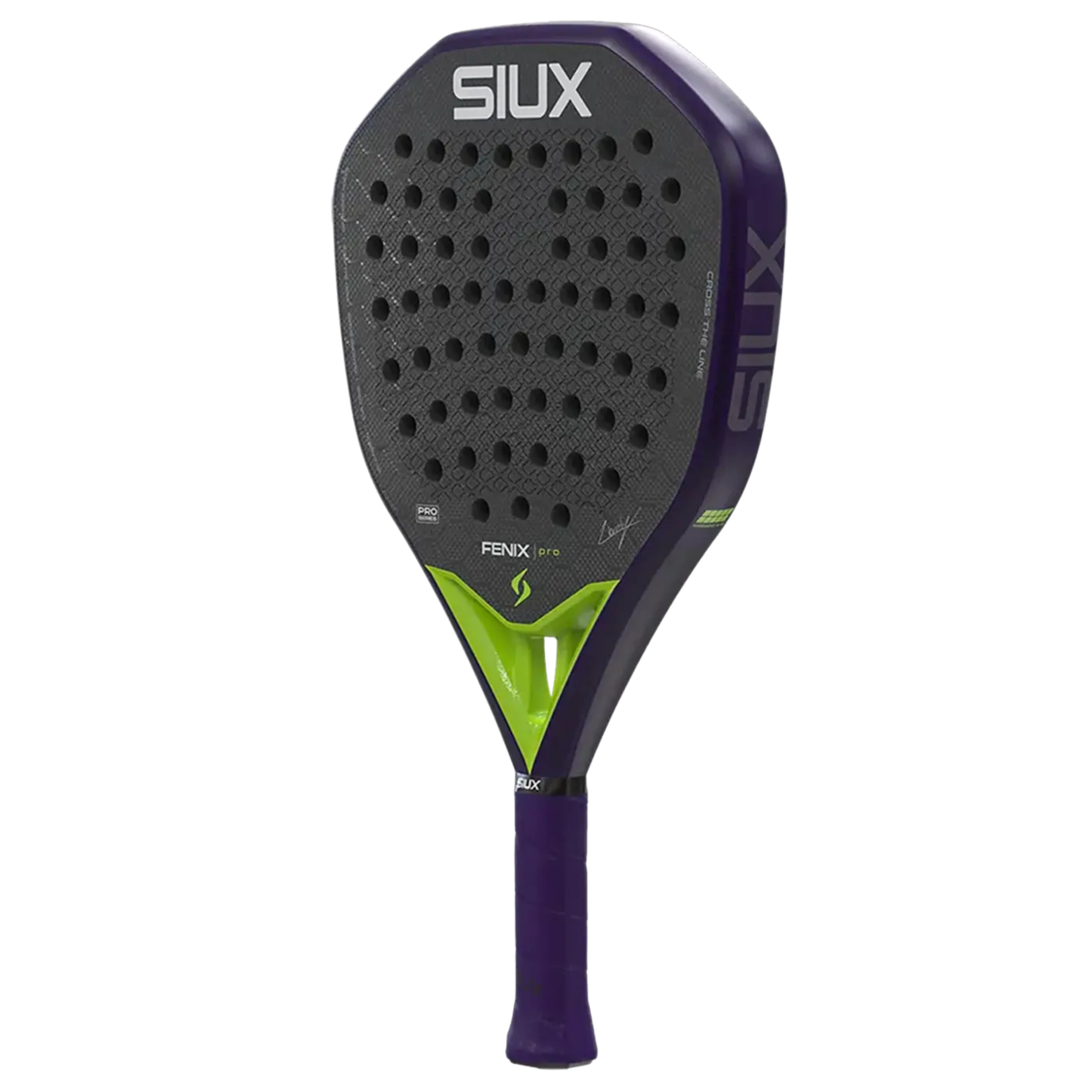 SIUX Fenix Pro Glow Purple detail - Onyx & Bloom Sports