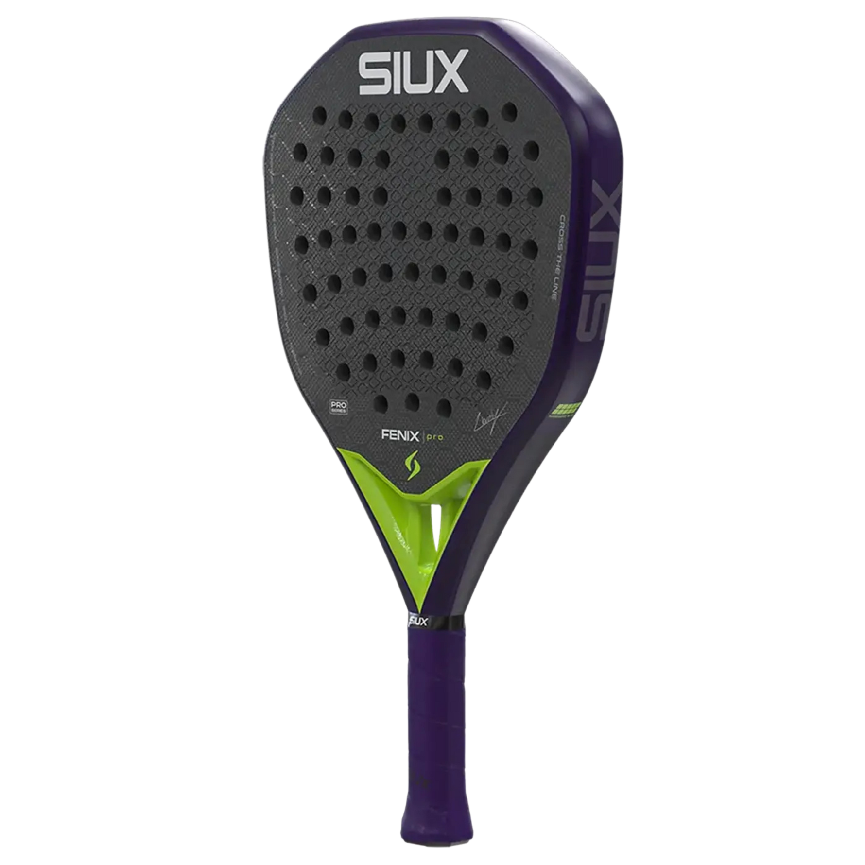 SIUX Fenix Pro Glow Purple detail - Onyx & Bloom Sports