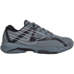 Bullpadel Men's Icon 25i Padel Shoe Gray Black Main View - Onyx & Bloom Sports