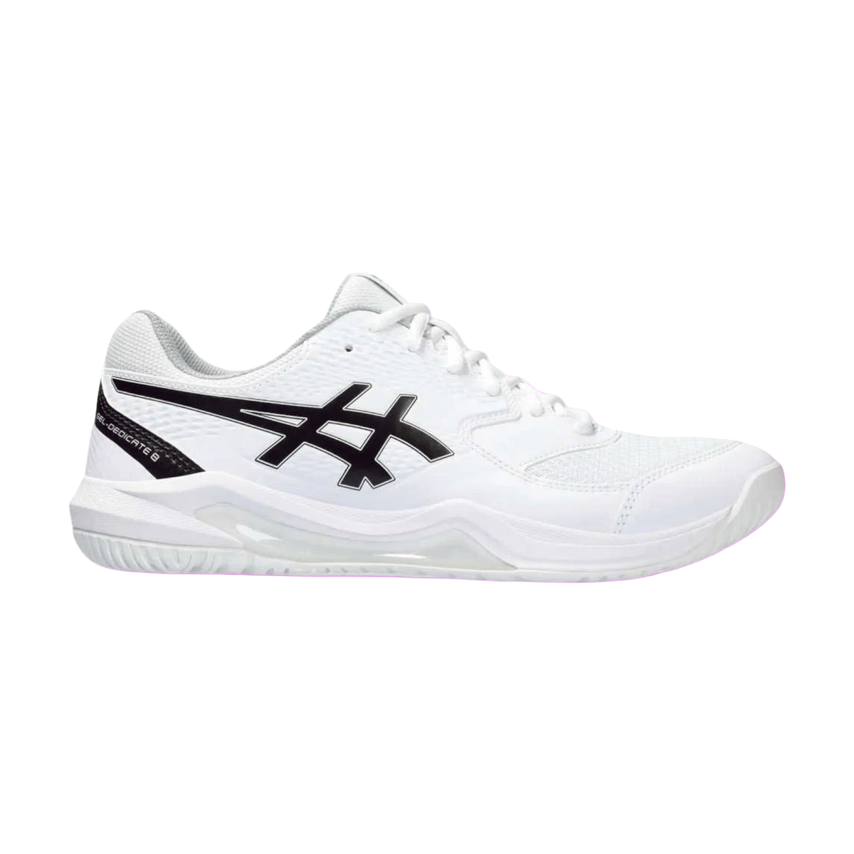 ASICS Gel-Dedicate 8 All Court Shoes White Main View - Onyx & Bloom Sports