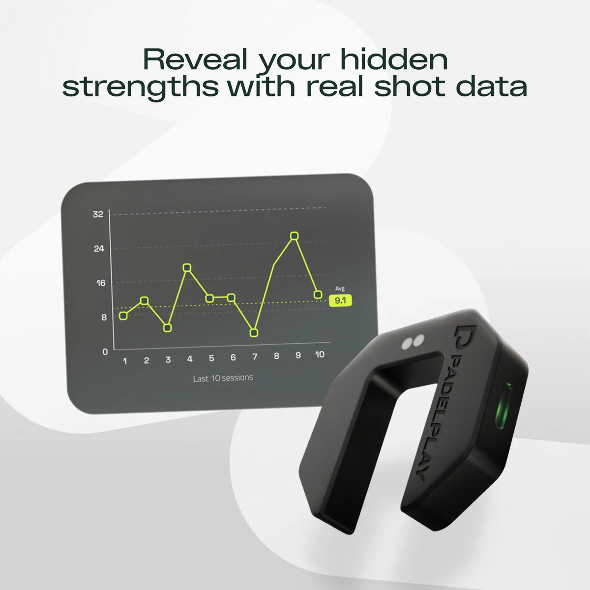 PadelPlay Sensor Additional View - Onyx & Bloom Sports