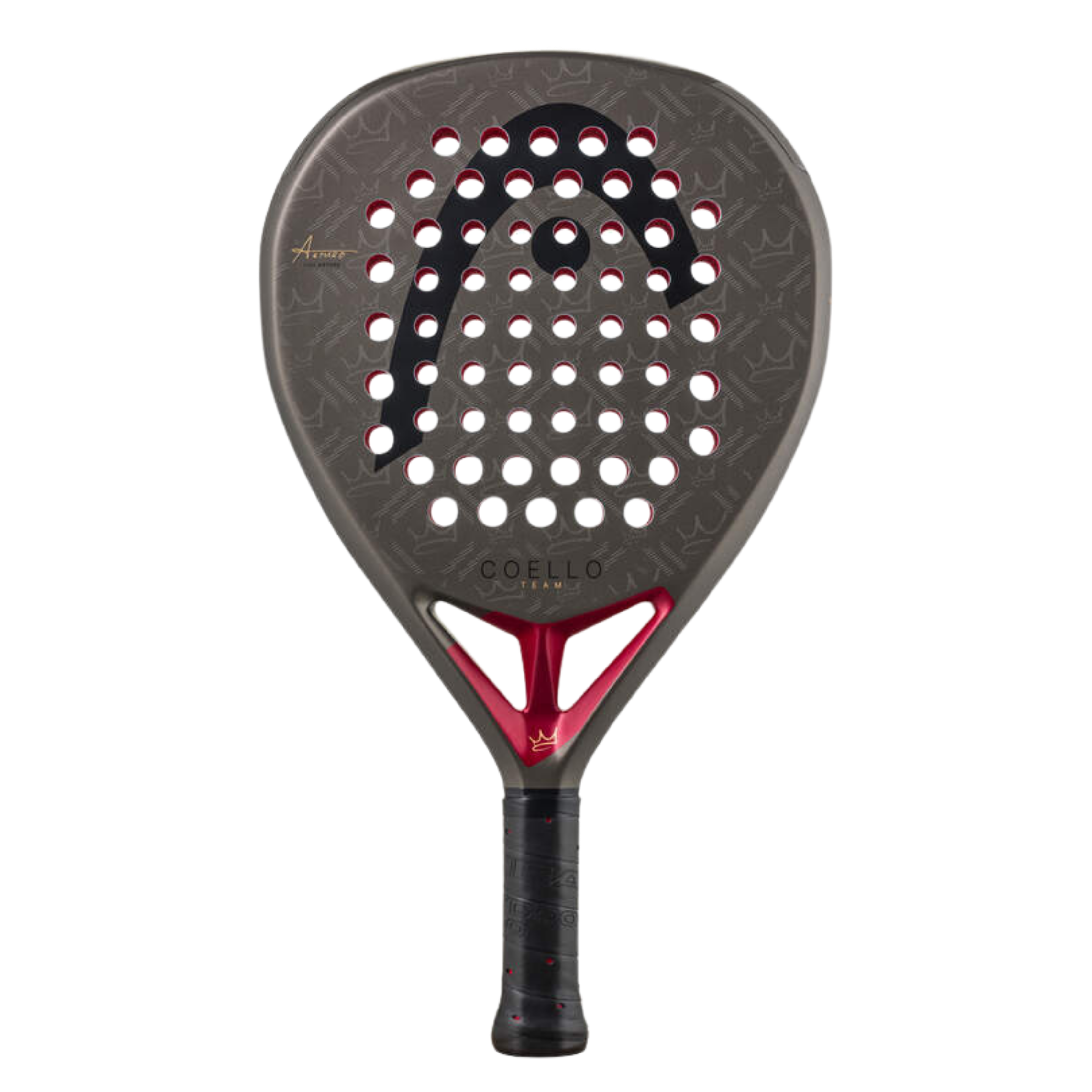 HEAD Coello Team 2026 Padel Racquet - Professional padel racket - Onyx & Bloom