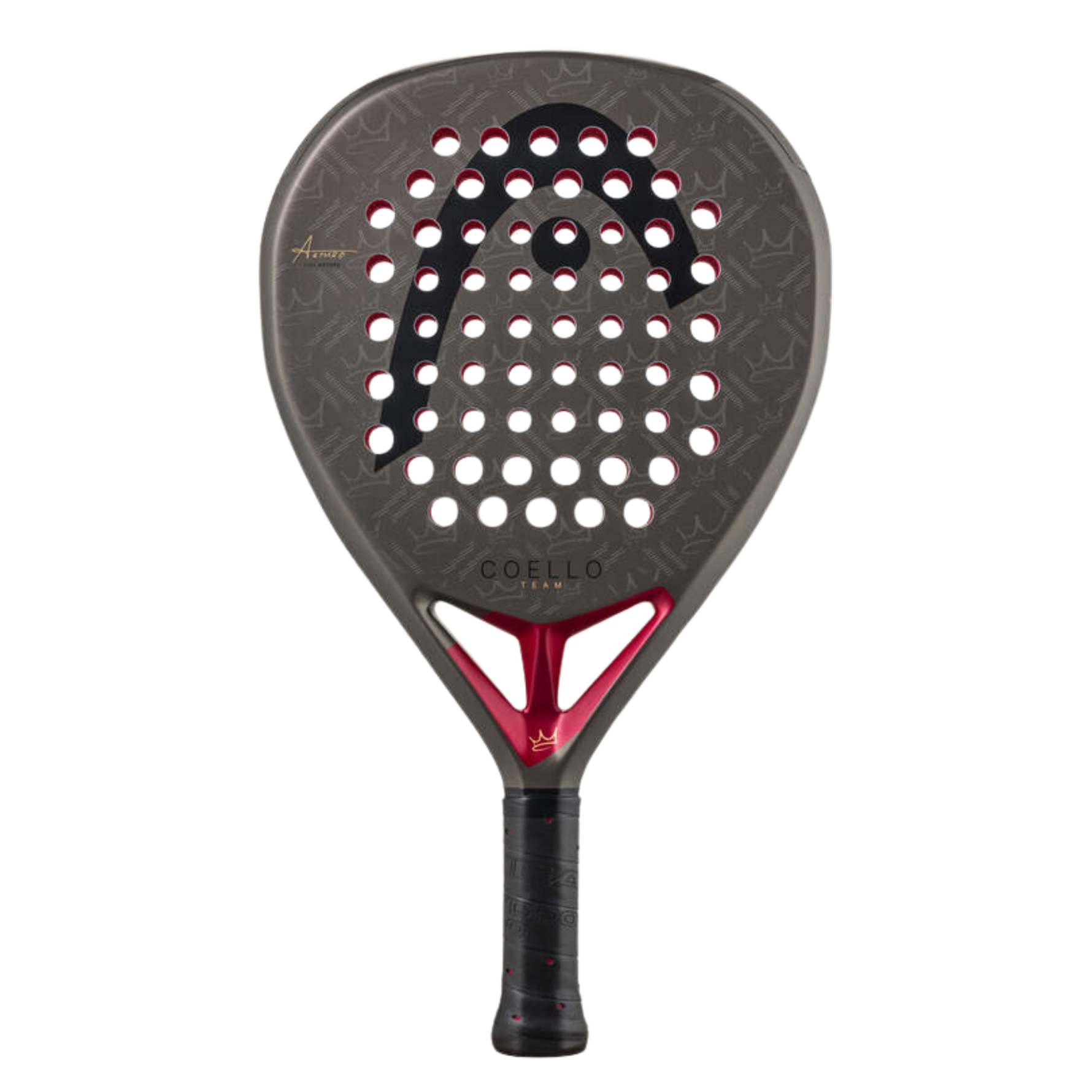 HEAD Coello Team 2026 Padel Racquet - Professional padel racket - Onyx & Bloom