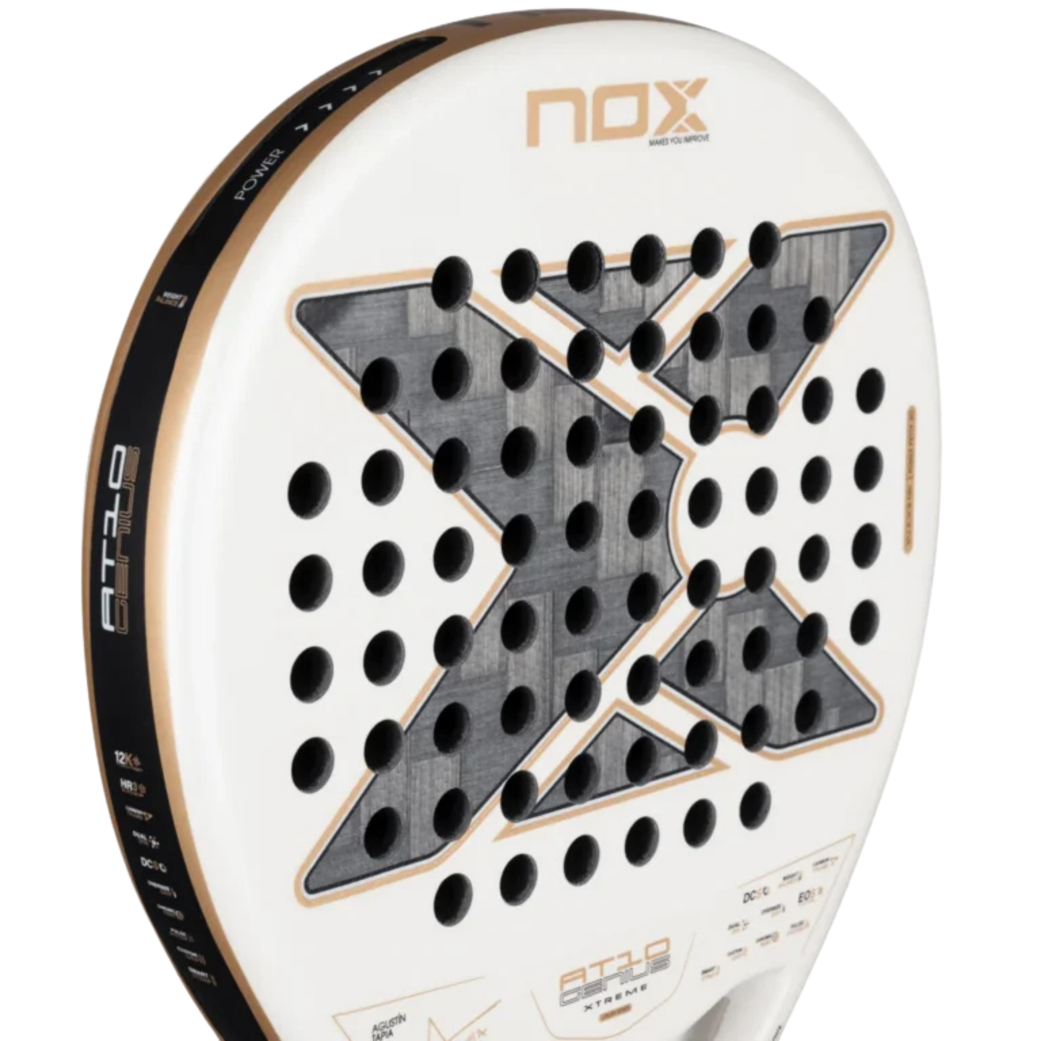 Nox AT10 Genius back - Onyx & Bloom Sports