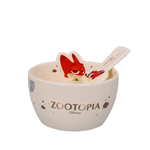 Disney Zootopia Ceramic Bowl and Spoon Set - Kids tableware - Onyx & Bloom