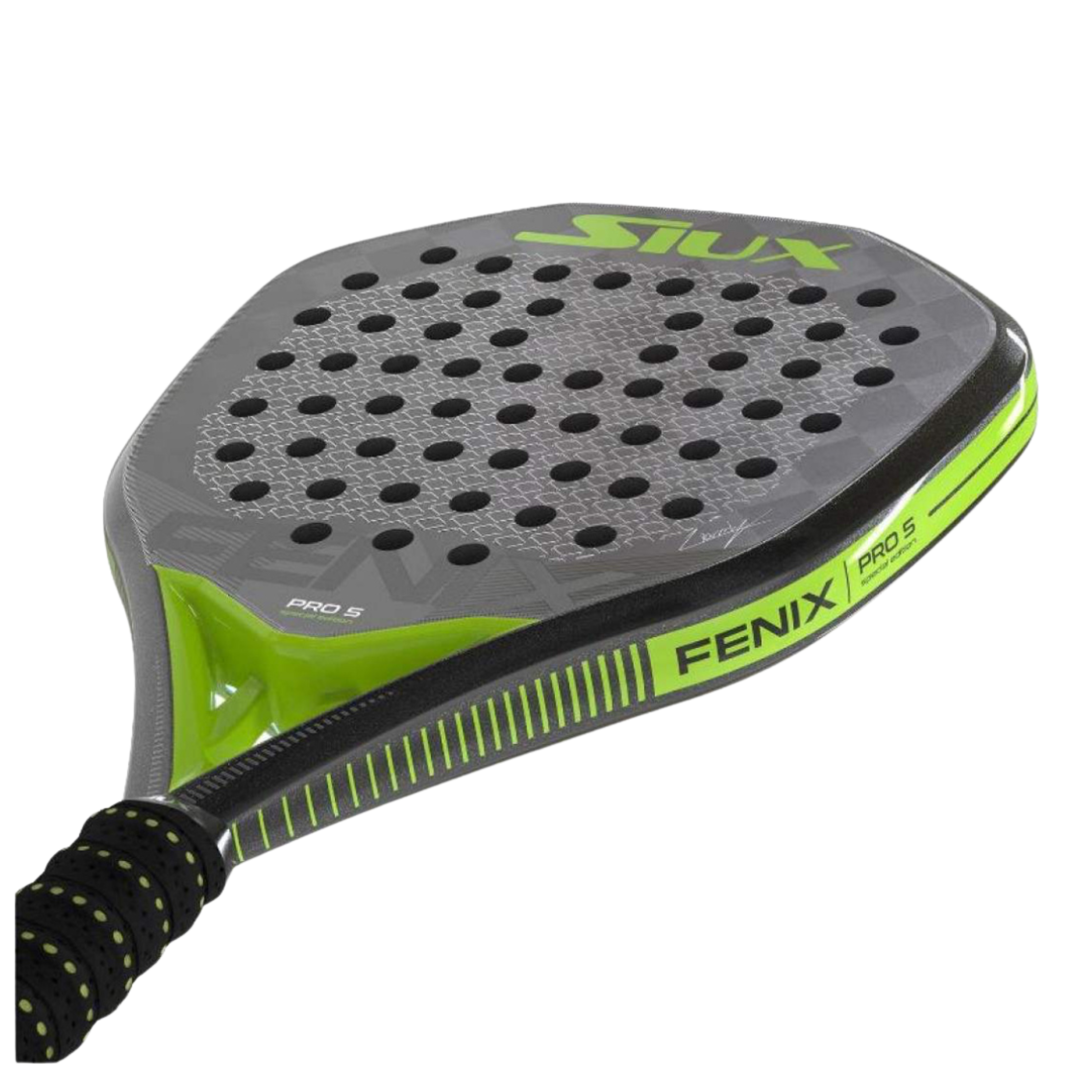 SIUX Fenix Pro 5 LTD Racket back - Onyx & Bloom Sports