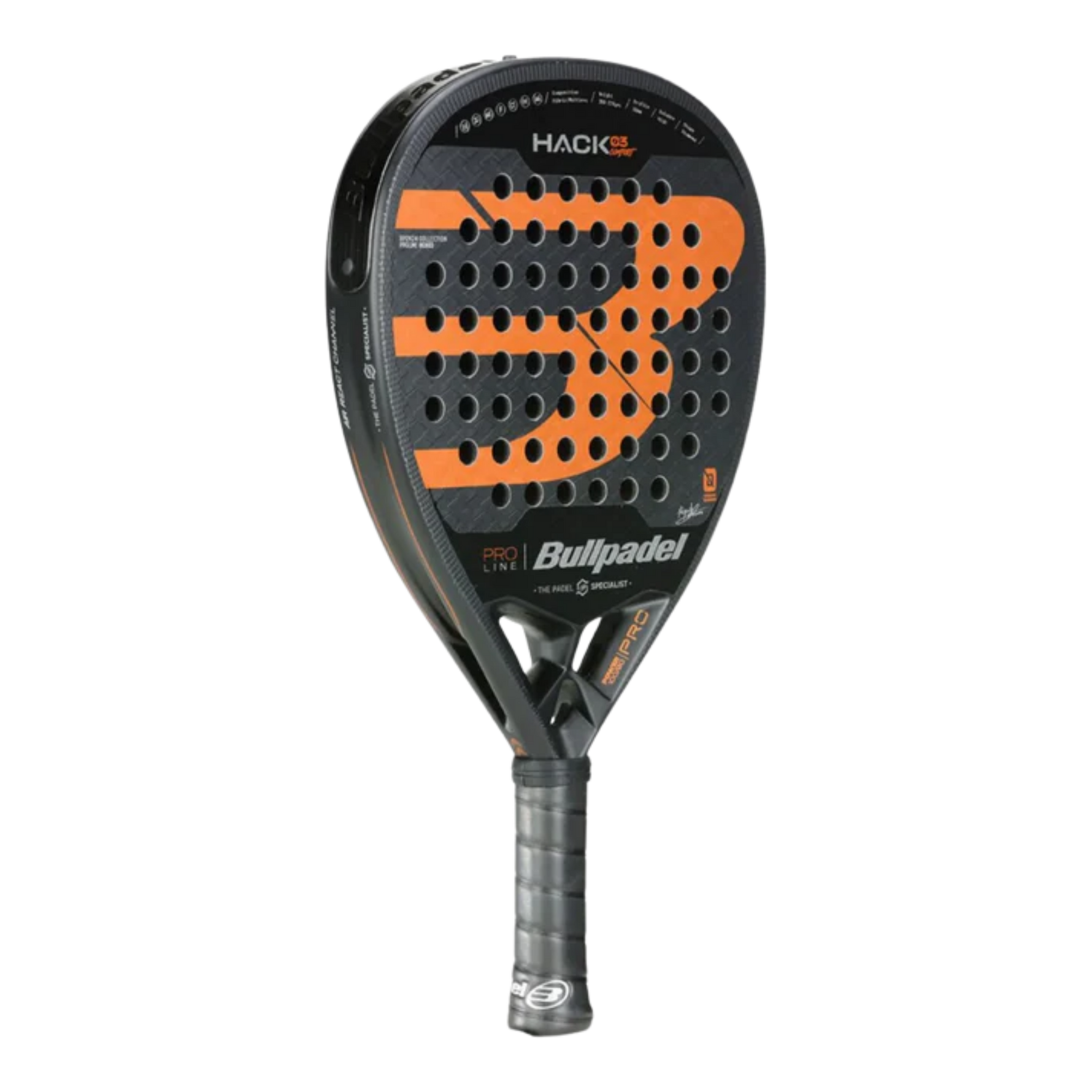 Bullpadel Hack 03 Comfort side - Onyx & Bloom Sports