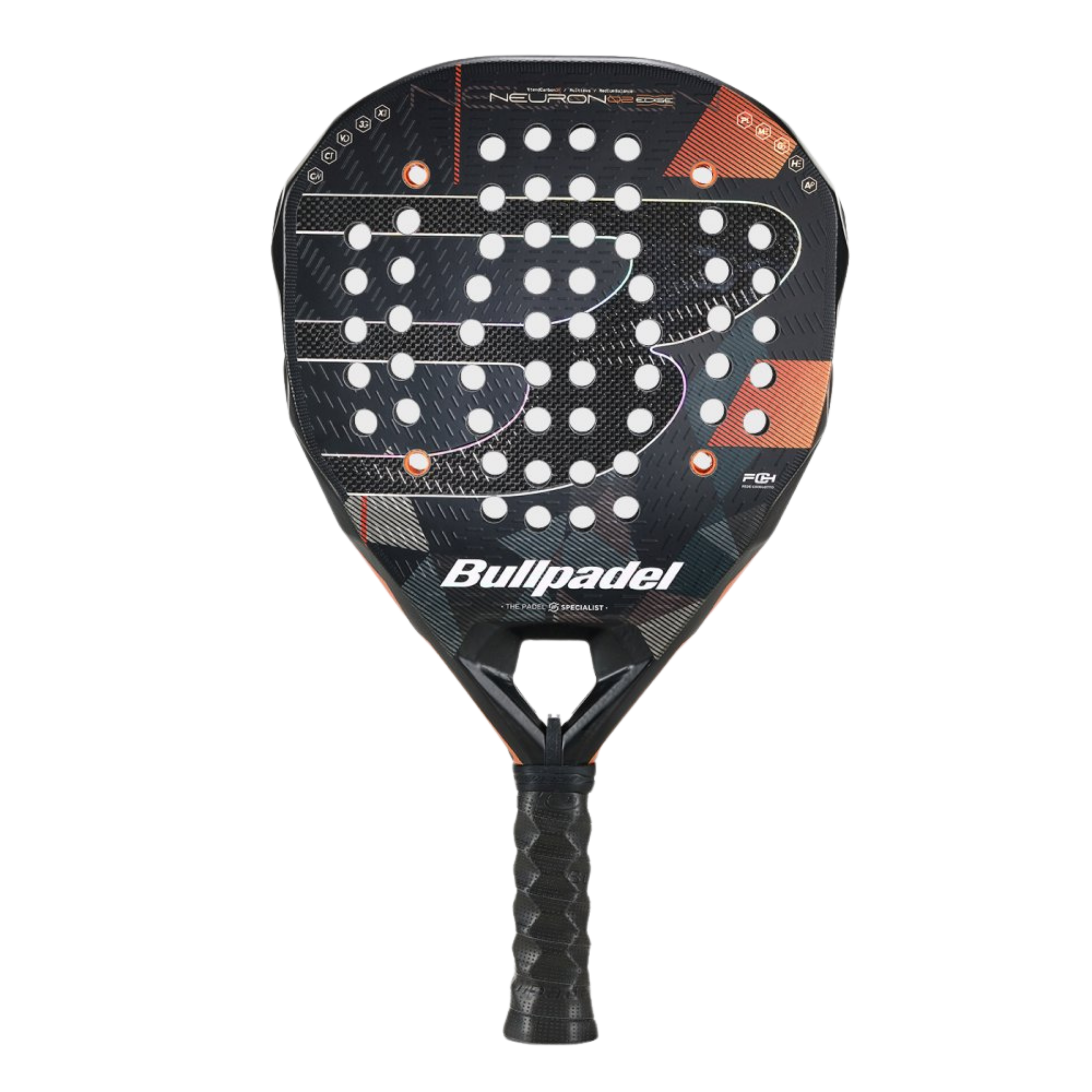 Bullpadel Neuron 02 Edge 2026 Padel Racket - Professional padel racket - Onyx & Bloom