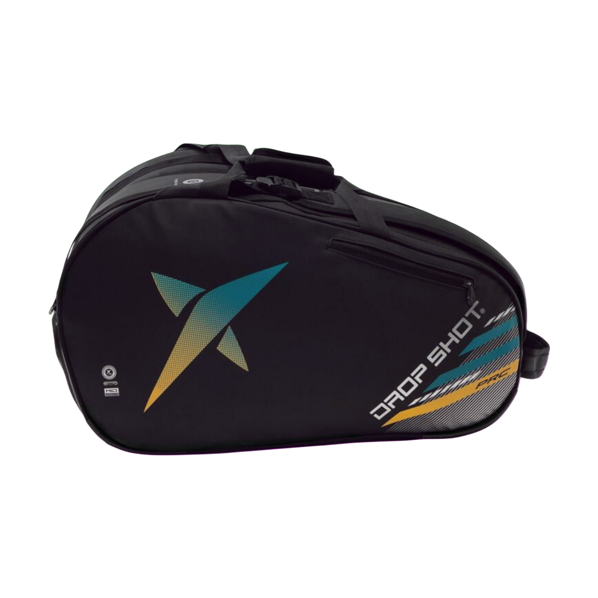 Drop Shot Alsai Campa Padel Racket Bag Black Side View - Onyx & Bloom Sports