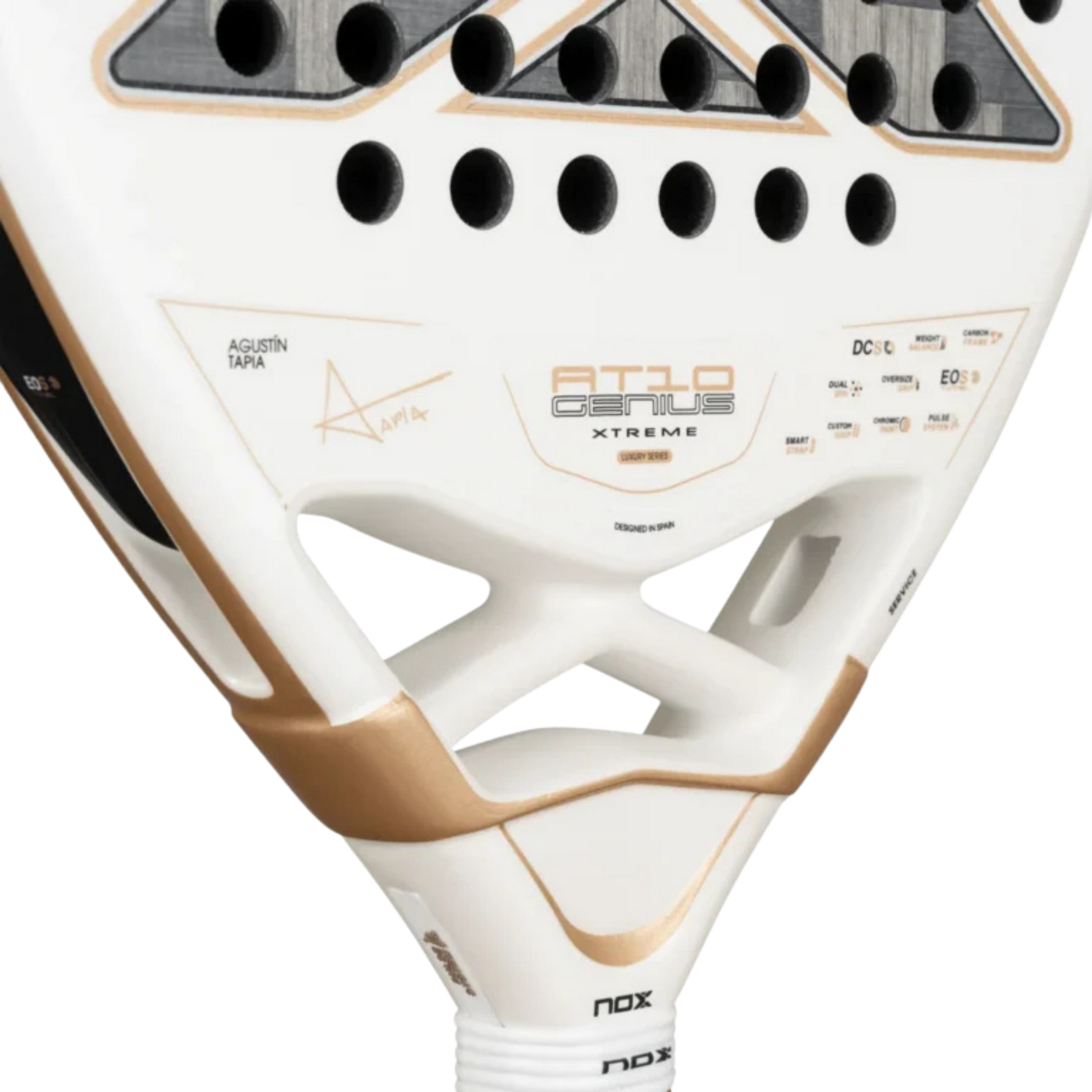 Nox AT10 GENIUS 12K ALUM Xtrem BY AGUSTIN TAPIA Padel Racket