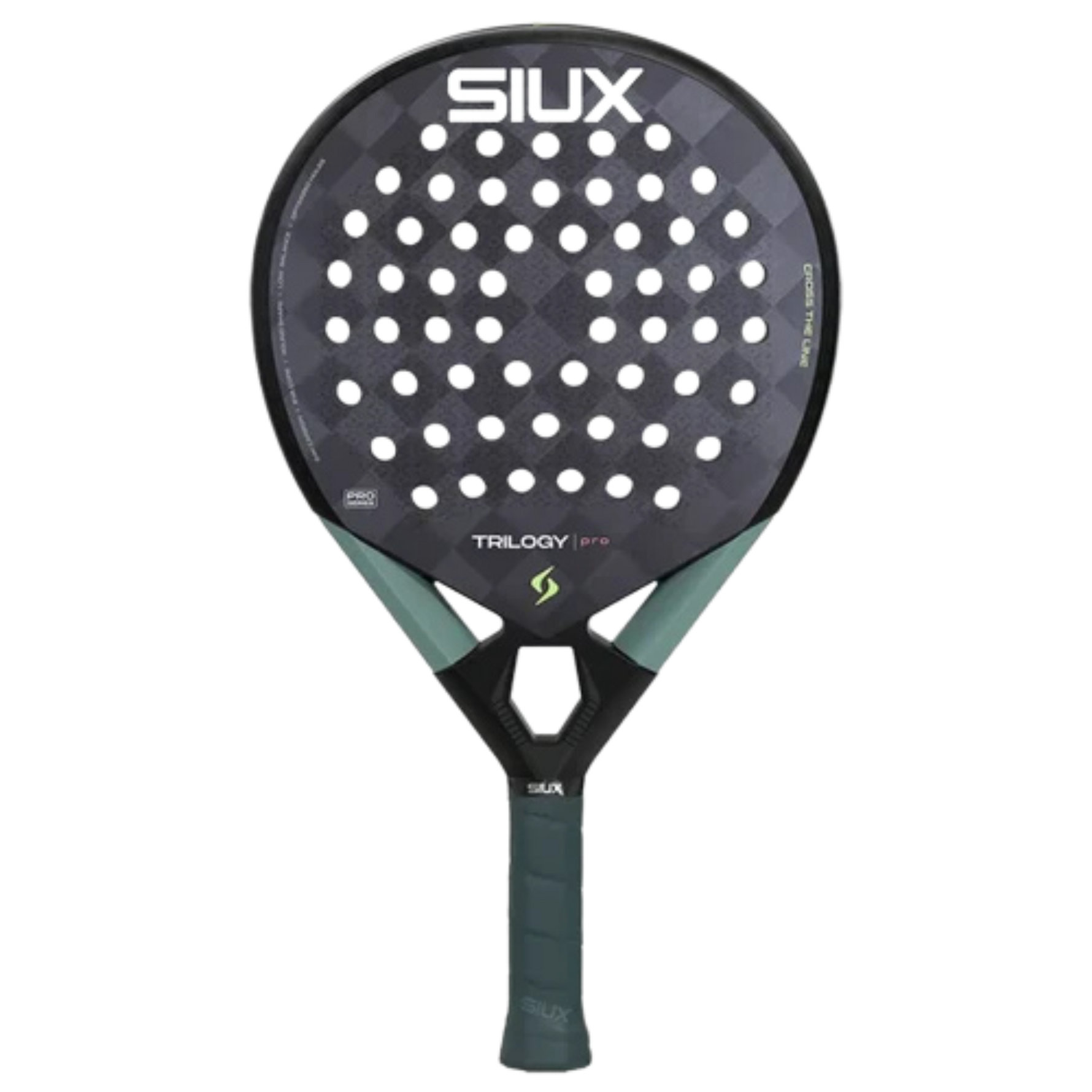 SIUX Trilogy Pro Black FOG 2026 Padel Racket - Professional padel racket - Onyx & Bloom