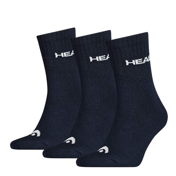 HEAD RacquetSports Club Socks – 3pcs/pack, Crew length