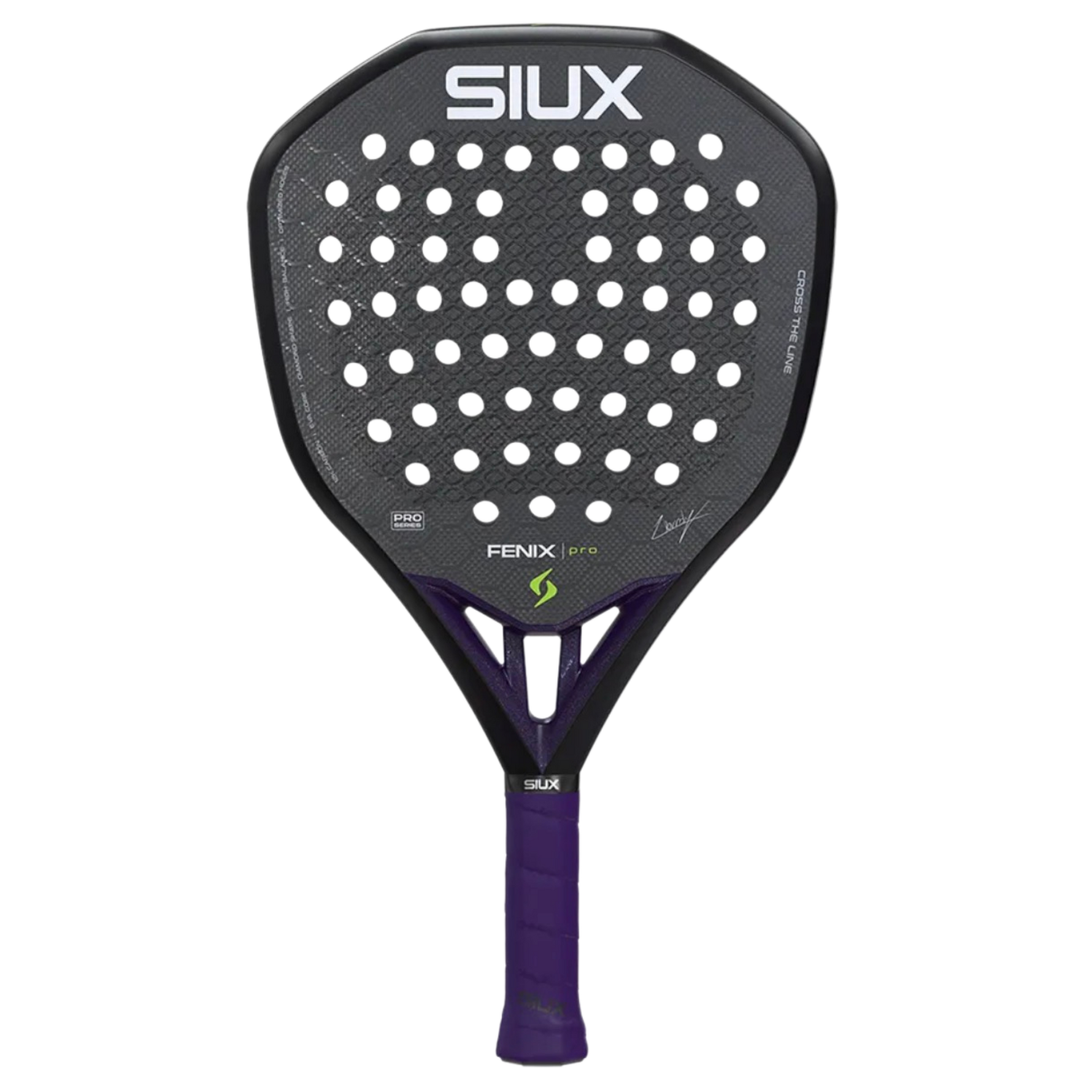 SIUX Fenix Pro 2026 Black Padel Racket - Professional padel racket - Onyx & Bloom