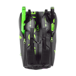 Lacoste L-Paletero 2026 Padel Racket Bag Black Green Detail View - Onyx & Bloom Sports