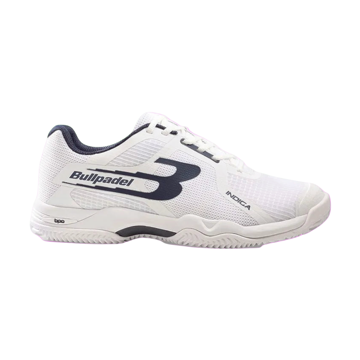 Bullpadel Indiga 26v Padel Shoes White Main View - Onyx & Bloom Sports