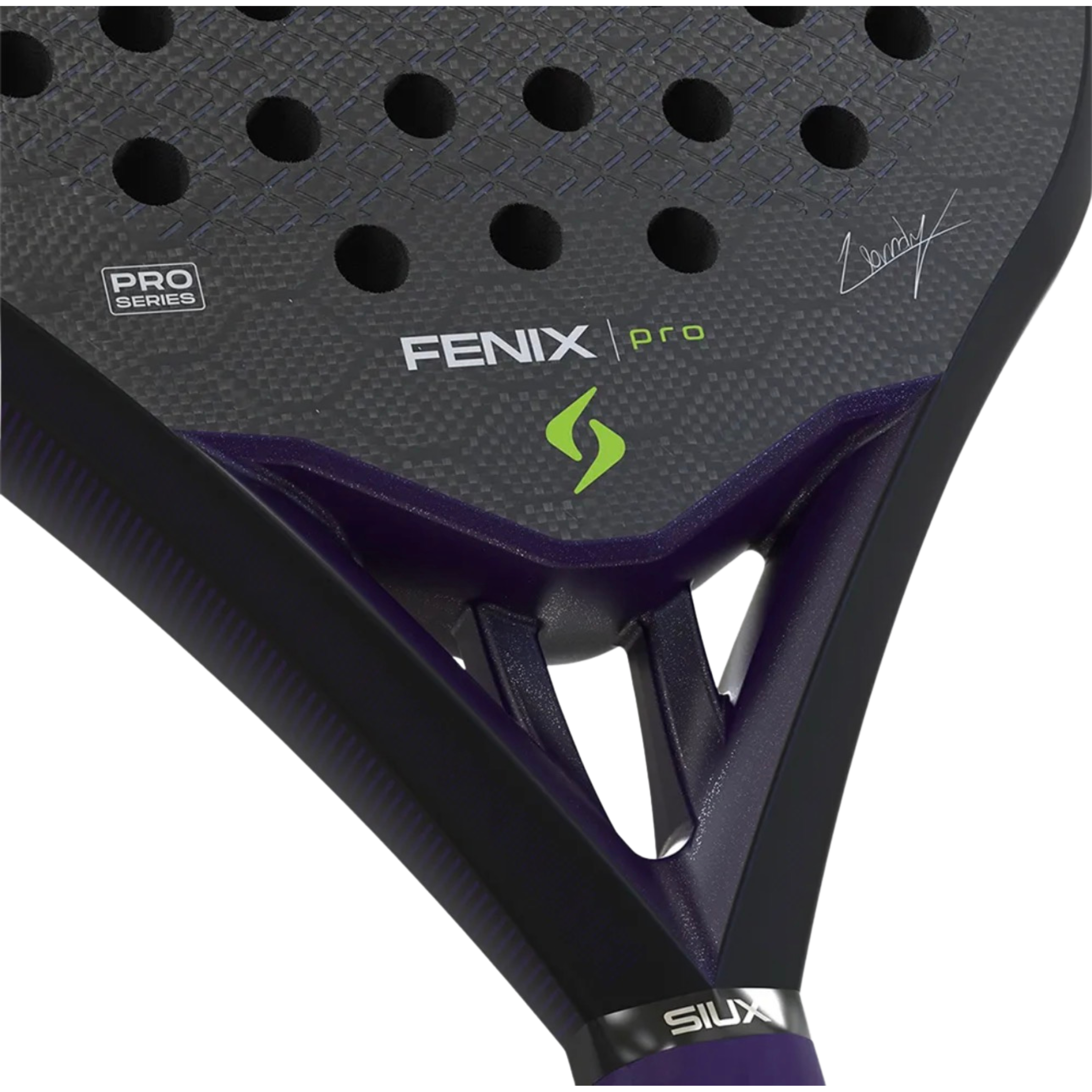 SIUX Fenix Pro Black detail - Onyx & Bloom Sports