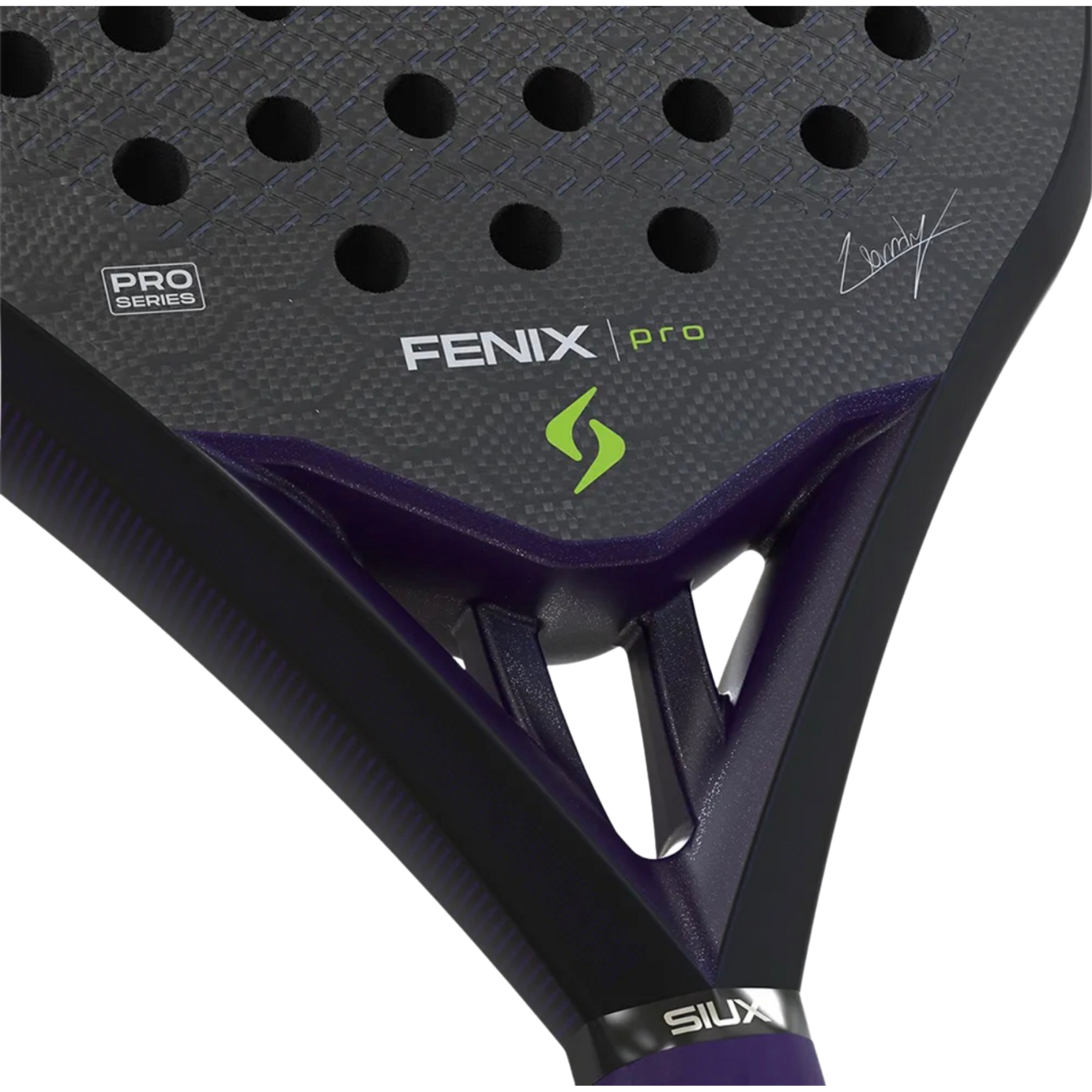 SIUX Fenix Pro Black detail - Onyx & Bloom Sports