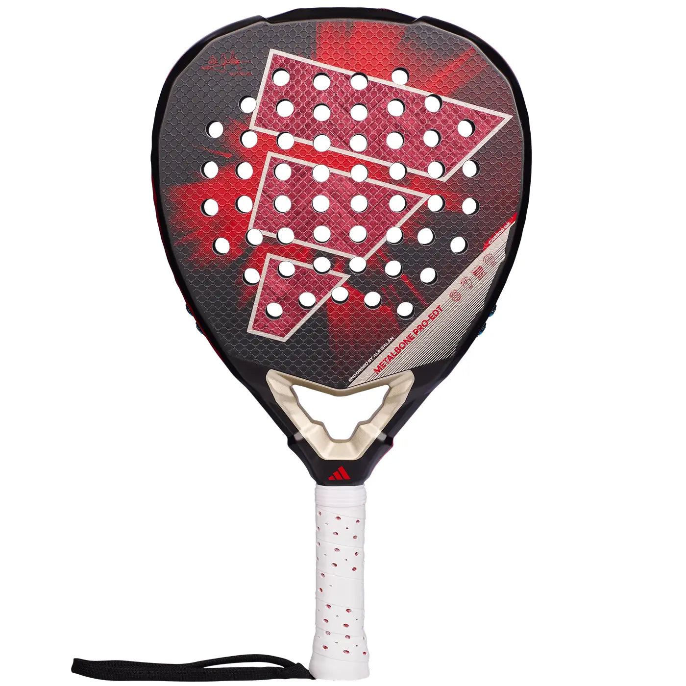 Adidas Metalbone Pro EDT 2026 Padel Racket Front View Ale Galan - Onyx & Bloom Sports