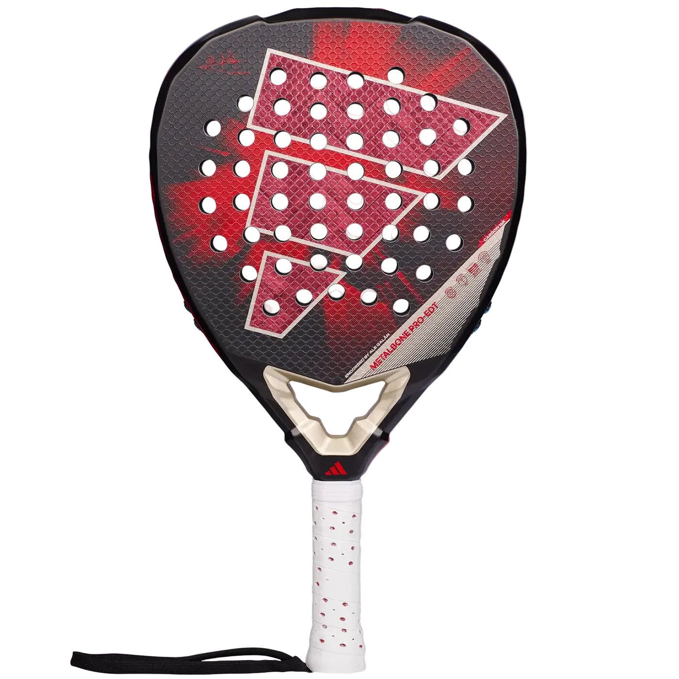 Adidas Metalbone Pro EDT 2026 Padel Racket Front View Ale Galan - Onyx & Bloom Sports