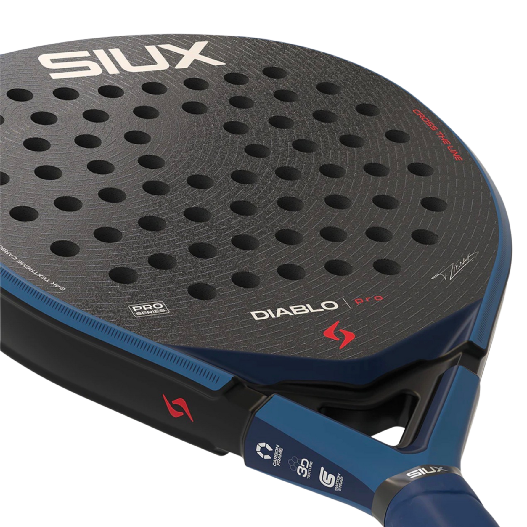SIUX Diablo Pro Night Blue detail - Onyx & Bloom Sports