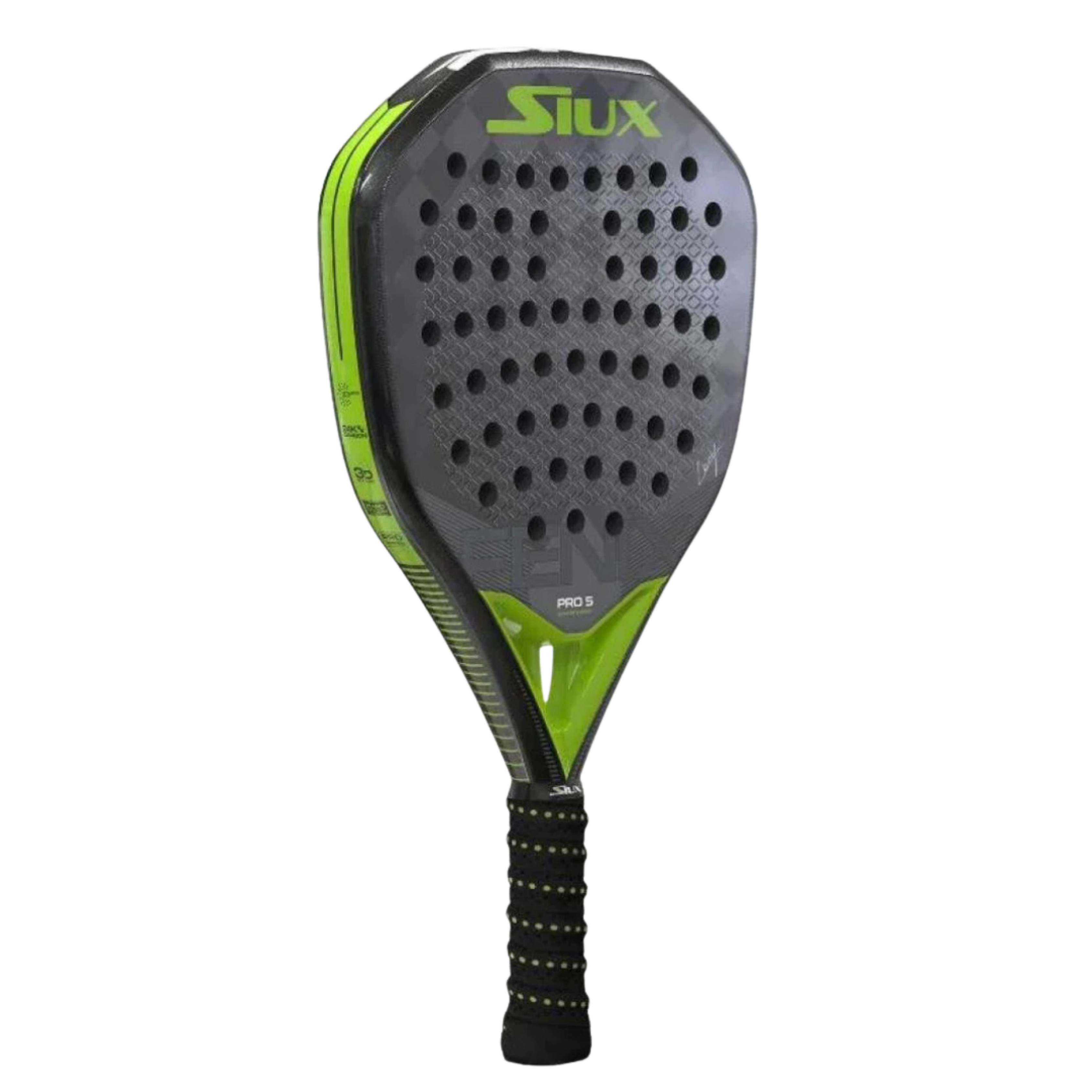 SIUX Fenix Pro 5 LTD Racket side view - Onyx & Bloom Sports