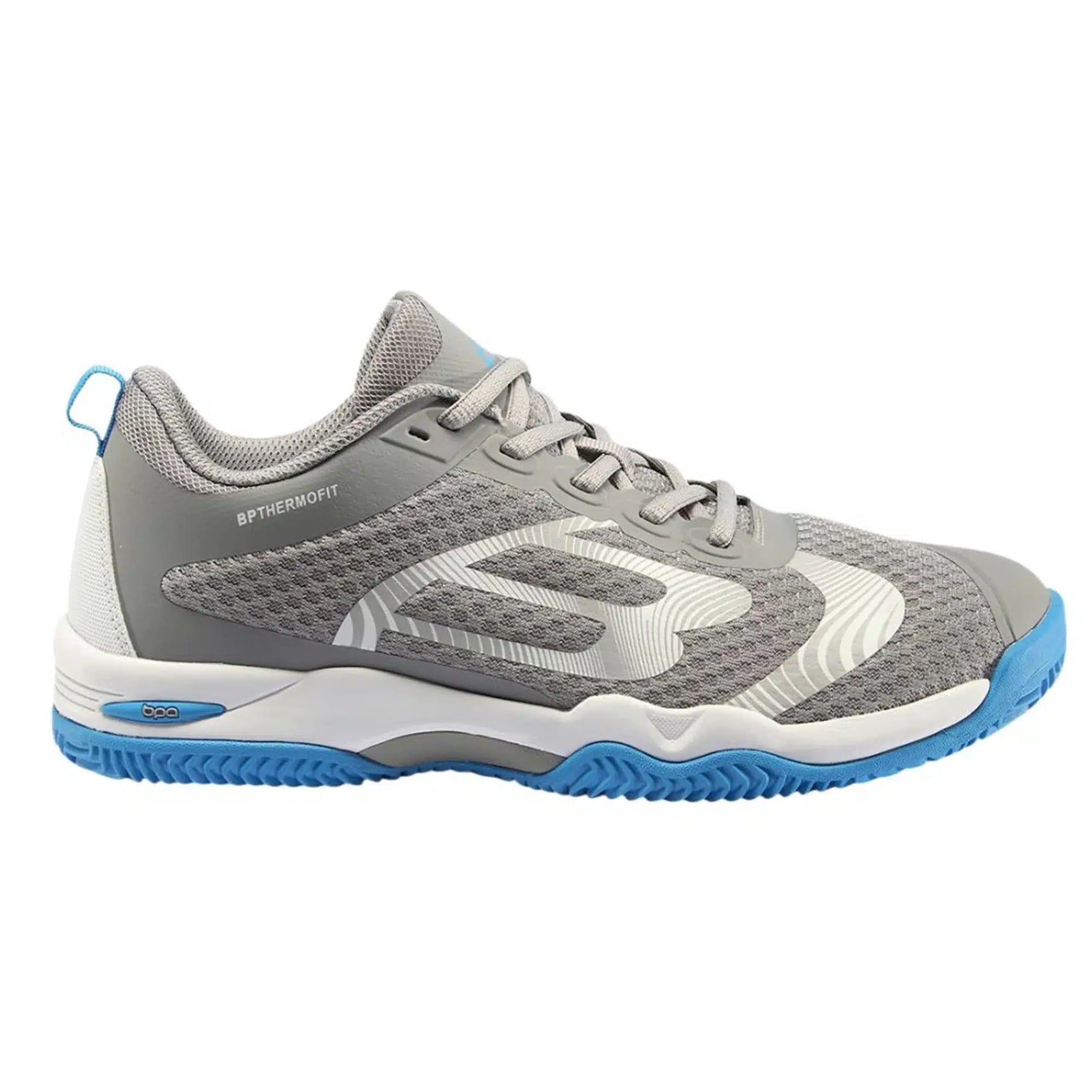 Bullpadel Beker 22V Dark Grey Padel Shoes Main View - Onyx & Bloom Sports