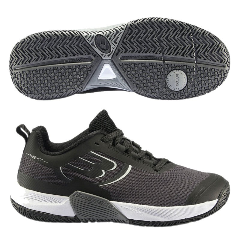 Bullpadel Next Hybrid PRO 22I Black/Dark Grey Padel Shoes