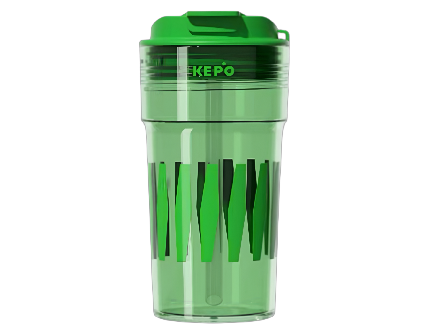 KEPO Green Shaker Bottle 530ml - Fitness hydration bottle - Onyx & Bloom