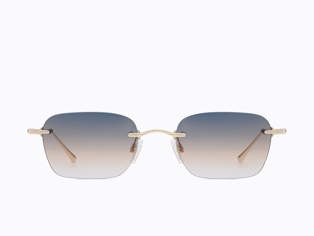 Carolina Lemke Tek Unisex Sunglasses CL6800-11 Front View - Onyx & Bloom Lifestyle