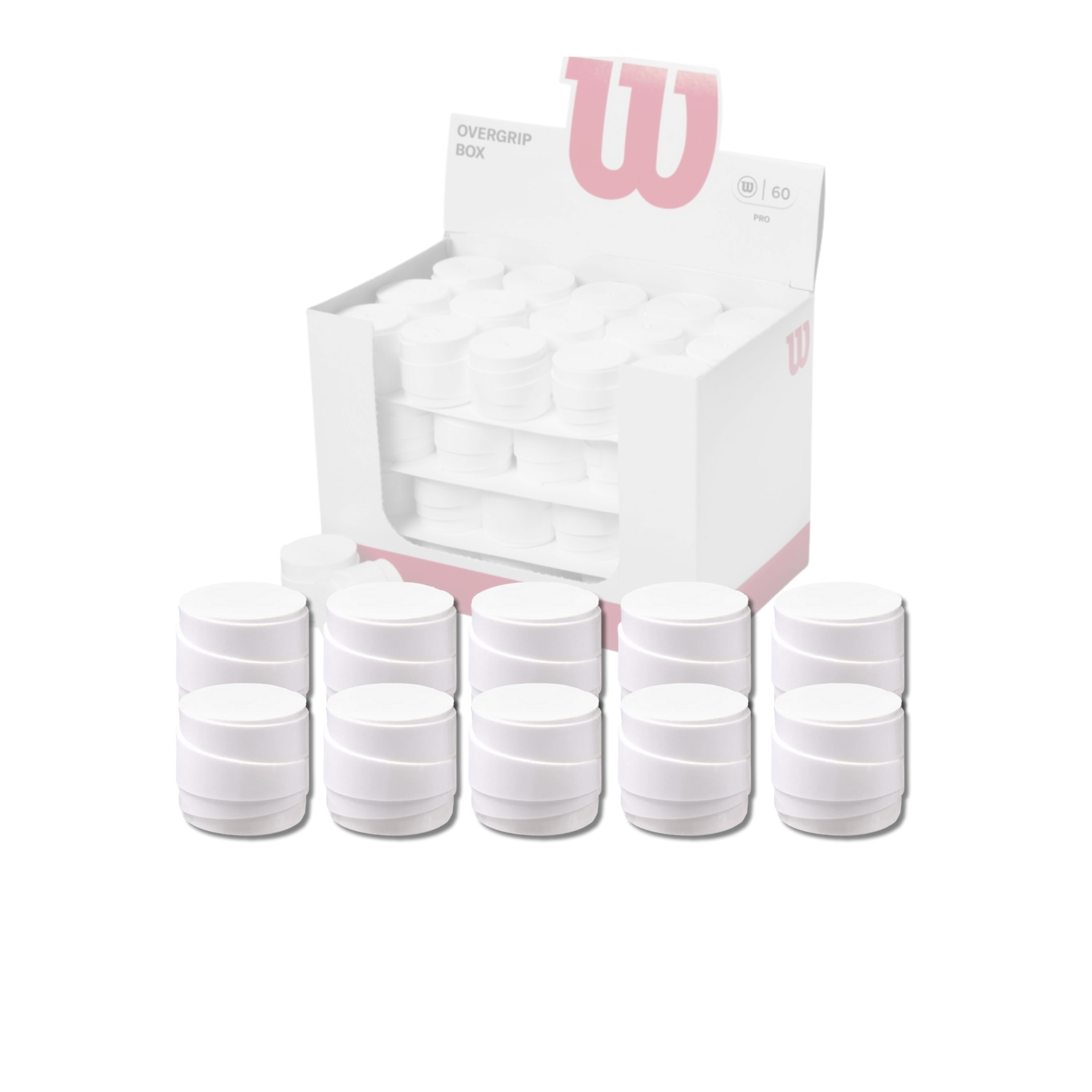 Wilson Pro Overgrip 10 pieces - Bulk padel grips - Onyx & Bloom
