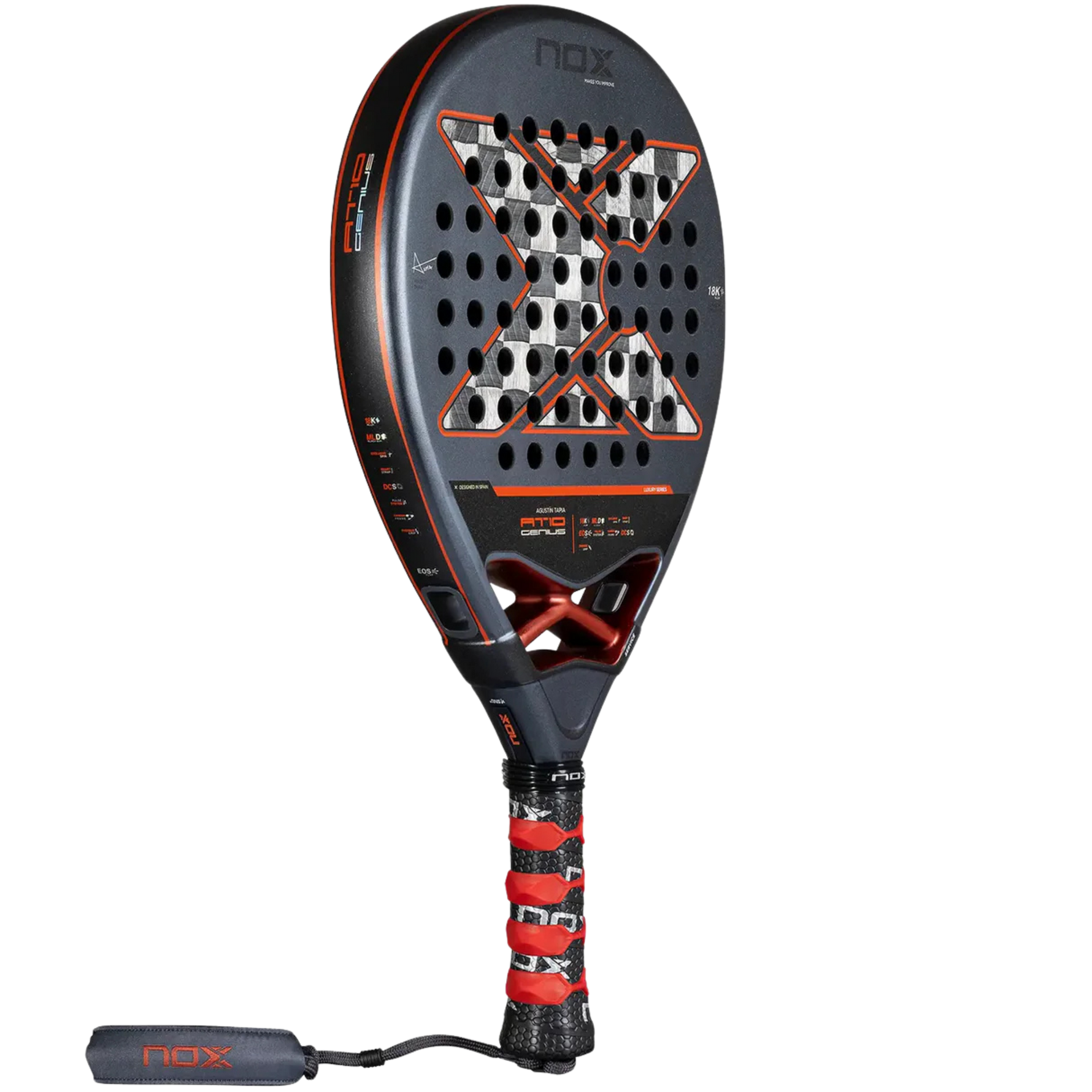 Nox AT10 Genius 18K side - Onyx & Bloom Sports