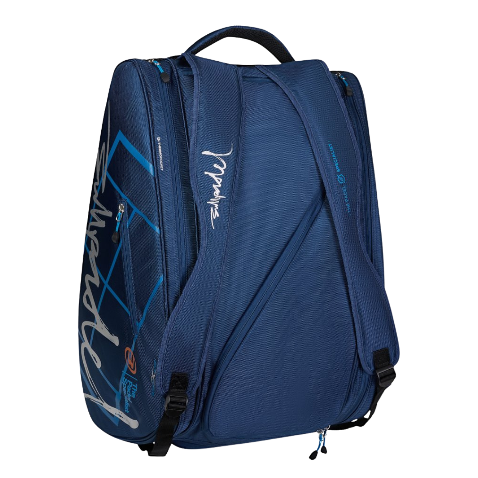 Bullpadel Ionic Azul Marino Bag detail - Onyx & Bloom Sports